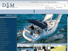 Tablet Screenshot of dmdistributors.com